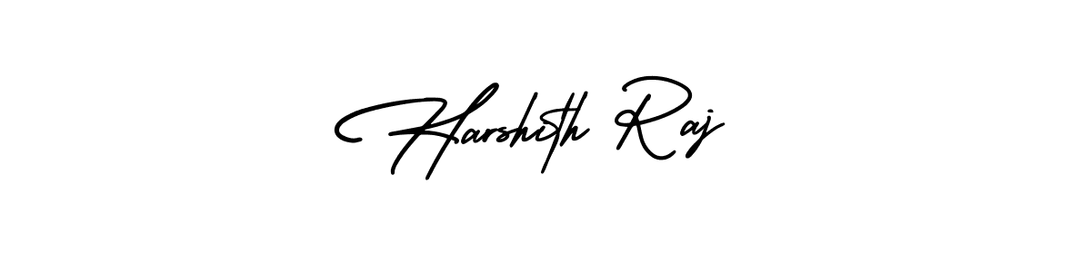 How to make Harshith Raj signature? AmerikaSignatureDemo-Regular is a professional autograph style. Create handwritten signature for Harshith Raj name. Harshith Raj signature style 3 images and pictures png