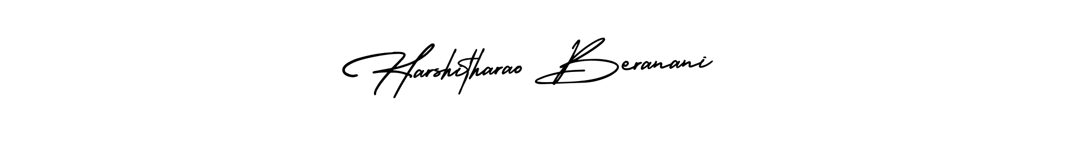 Make a beautiful signature design for name Harshitharao Beranani. Use this online signature maker to create a handwritten signature for free. Harshitharao Beranani signature style 3 images and pictures png