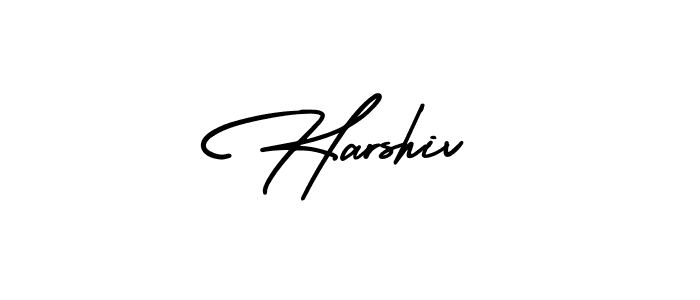 if you are searching for the best signature style for your name Harshiv. so please give up your signature search. here we have designed multiple signature styles  using AmerikaSignatureDemo-Regular. Harshiv signature style 3 images and pictures png