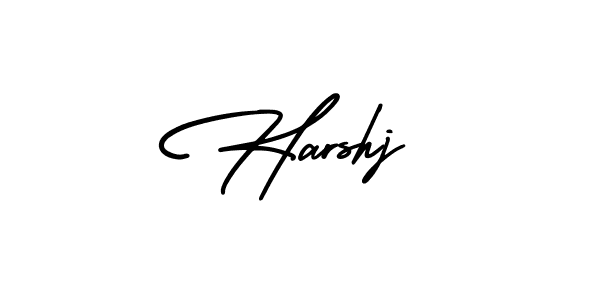 Also we have Harshj name is the best signature style. Create professional handwritten signature collection using AmerikaSignatureDemo-Regular autograph style. Harshj signature style 3 images and pictures png