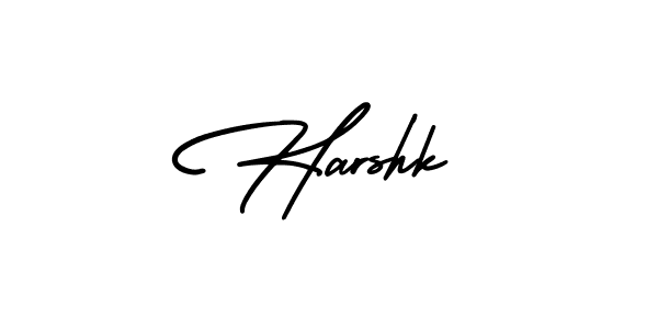 Also You can easily find your signature by using the search form. We will create Harshk name handwritten signature images for you free of cost using AmerikaSignatureDemo-Regular sign style. Harshk signature style 3 images and pictures png