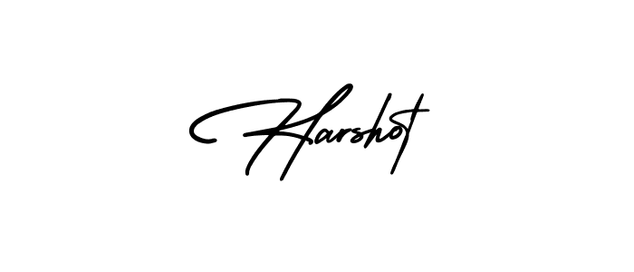 How to make Harshot signature? AmerikaSignatureDemo-Regular is a professional autograph style. Create handwritten signature for Harshot name. Harshot signature style 3 images and pictures png