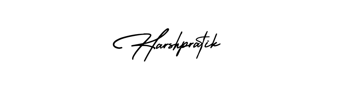 Create a beautiful signature design for name Harshpratik. With this signature (AmerikaSignatureDemo-Regular) fonts, you can make a handwritten signature for free. Harshpratik signature style 3 images and pictures png