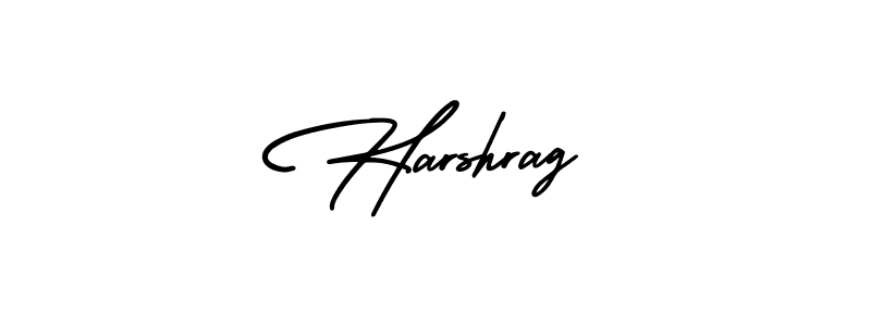 How to make Harshrag signature? AmerikaSignatureDemo-Regular is a professional autograph style. Create handwritten signature for Harshrag name. Harshrag signature style 3 images and pictures png