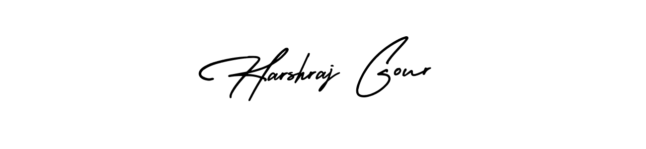 Make a short Harshraj Gour signature style. Manage your documents anywhere anytime using AmerikaSignatureDemo-Regular. Create and add eSignatures, submit forms, share and send files easily. Harshraj Gour signature style 3 images and pictures png
