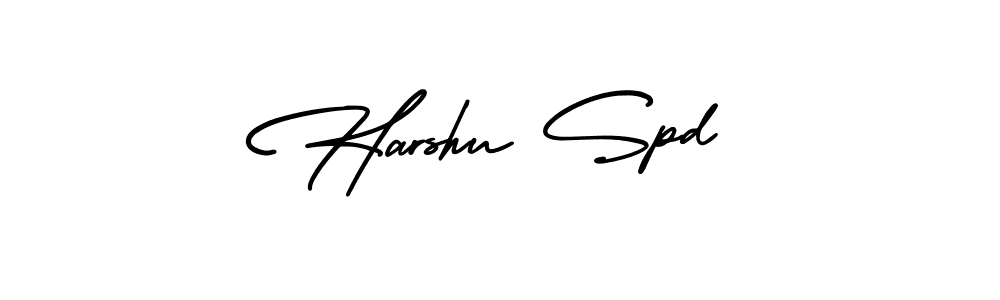 This is the best signature style for the Harshu Spd name. Also you like these signature font (AmerikaSignatureDemo-Regular). Mix name signature. Harshu Spd signature style 3 images and pictures png