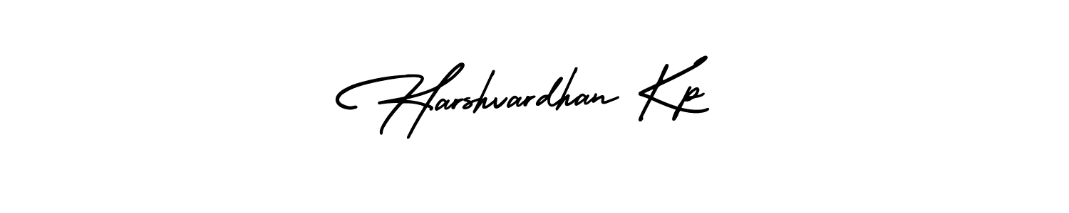 Harshvardhan Kp stylish signature style. Best Handwritten Sign (AmerikaSignatureDemo-Regular) for my name. Handwritten Signature Collection Ideas for my name Harshvardhan Kp. Harshvardhan Kp signature style 3 images and pictures png