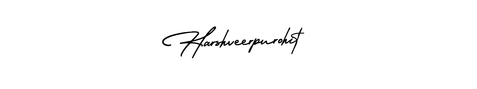 This is the best signature style for the Harshveerpurohit name. Also you like these signature font (AmerikaSignatureDemo-Regular). Mix name signature. Harshveerpurohit signature style 3 images and pictures png