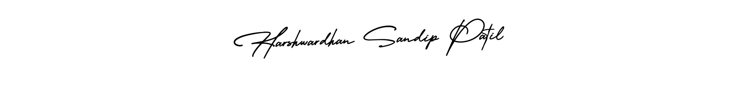 Make a beautiful signature design for name Harshwardhan Sandip Patil. With this signature (AmerikaSignatureDemo-Regular) style, you can create a handwritten signature for free. Harshwardhan Sandip Patil signature style 3 images and pictures png