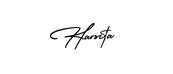 AmerikaSignatureDemo-Regular is a professional signature style that is perfect for those who want to add a touch of class to their signature. It is also a great choice for those who want to make their signature more unique. Get Harsita name to fancy signature for free. Harsita signature style 3 images and pictures png