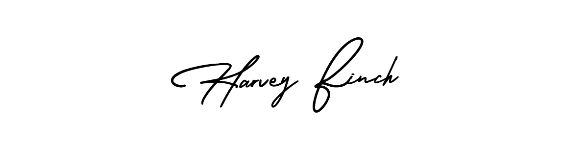 How to make Harvey Finch name signature. Use AmerikaSignatureDemo-Regular style for creating short signs online. This is the latest handwritten sign. Harvey Finch signature style 3 images and pictures png