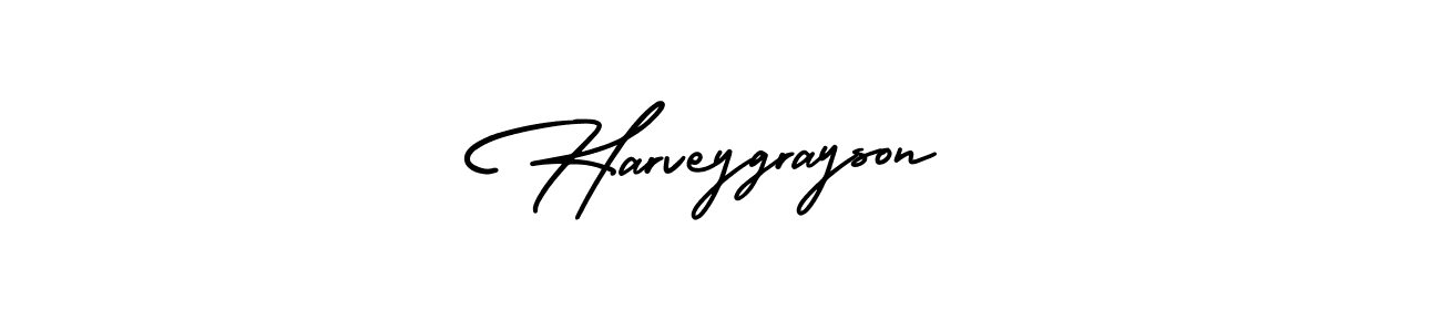 Design your own signature with our free online signature maker. With this signature software, you can create a handwritten (AmerikaSignatureDemo-Regular) signature for name Harveygrayson. Harveygrayson signature style 3 images and pictures png