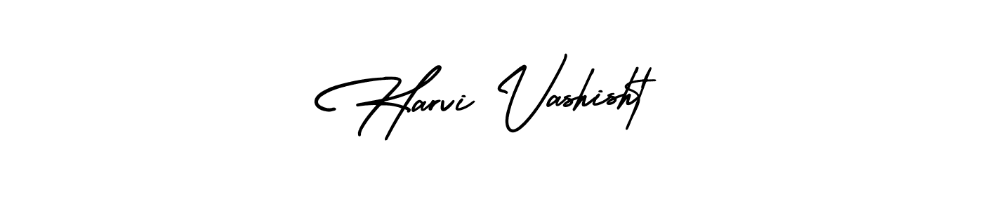 Best and Professional Signature Style for Harvi Vashisht. AmerikaSignatureDemo-Regular Best Signature Style Collection. Harvi Vashisht signature style 3 images and pictures png