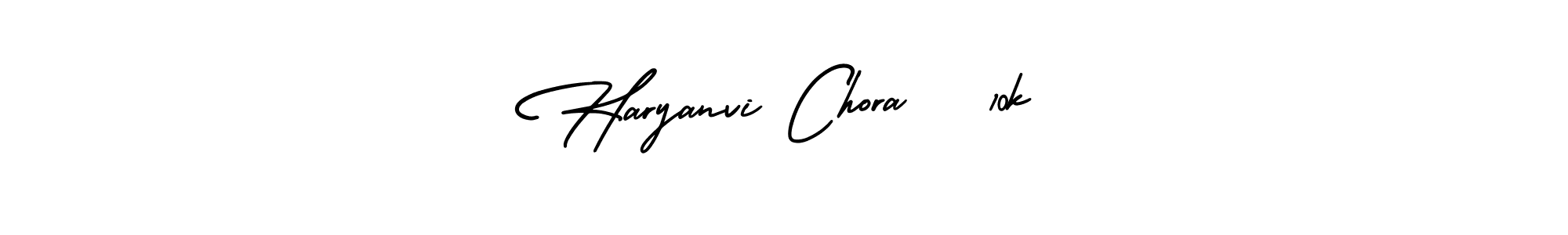 How to make Haryanvi Chora   10k signature? AmerikaSignatureDemo-Regular is a professional autograph style. Create handwritten signature for Haryanvi Chora   10k name. Haryanvi Chora   10k signature style 3 images and pictures png