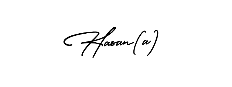 Also we have Hasan(a) name is the best signature style. Create professional handwritten signature collection using AmerikaSignatureDemo-Regular autograph style. Hasan(a) signature style 3 images and pictures png