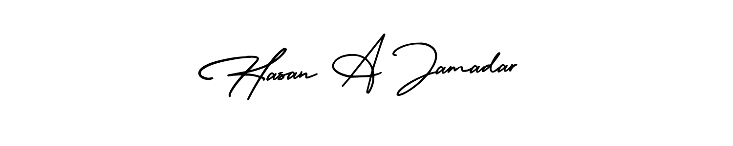Create a beautiful signature design for name Hasan A Jamadar. With this signature (AmerikaSignatureDemo-Regular) fonts, you can make a handwritten signature for free. Hasan A Jamadar signature style 3 images and pictures png