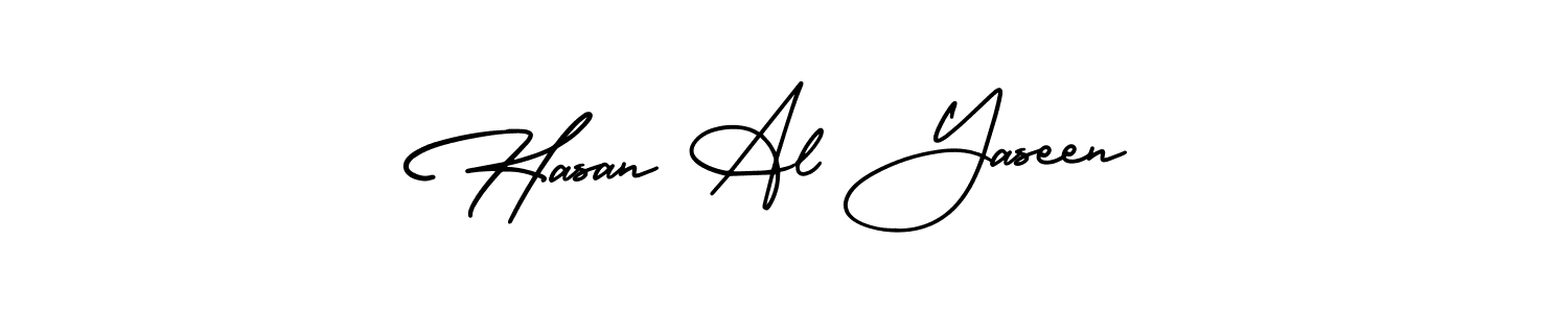 Similarly AmerikaSignatureDemo-Regular is the best handwritten signature design. Signature creator online .You can use it as an online autograph creator for name Hasan Al Yaseen. Hasan Al Yaseen signature style 3 images and pictures png