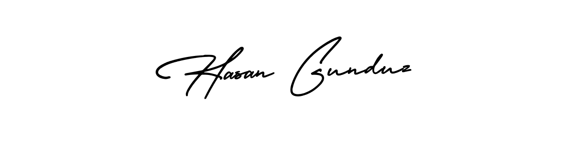 Make a beautiful signature design for name Hasan Gunduz. With this signature (AmerikaSignatureDemo-Regular) style, you can create a handwritten signature for free. Hasan Gunduz signature style 3 images and pictures png