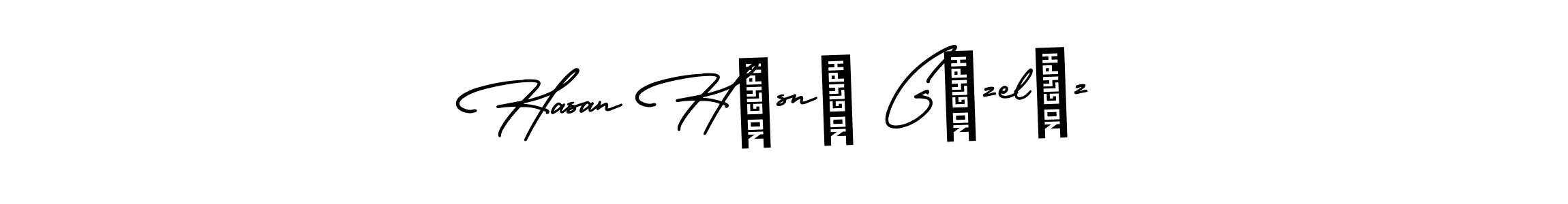 Make a beautiful signature design for name Hasan Hüsnü Güzelöz. Use this online signature maker to create a handwritten signature for free. Hasan Hüsnü Güzelöz signature style 3 images and pictures png