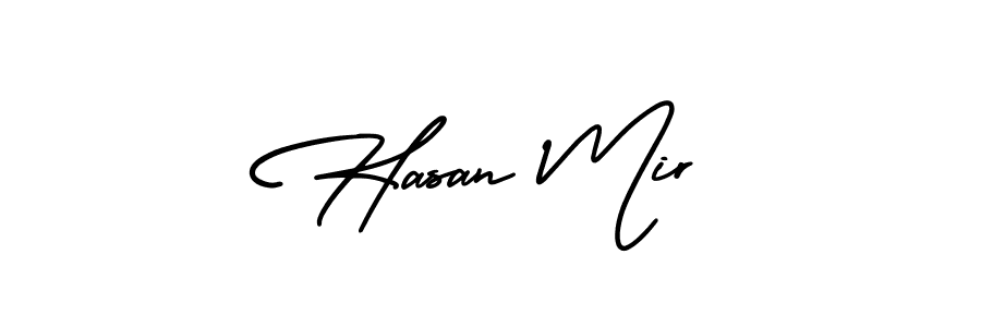 Design your own signature with our free online signature maker. With this signature software, you can create a handwritten (AmerikaSignatureDemo-Regular) signature for name Hasan Mir. Hasan Mir signature style 3 images and pictures png