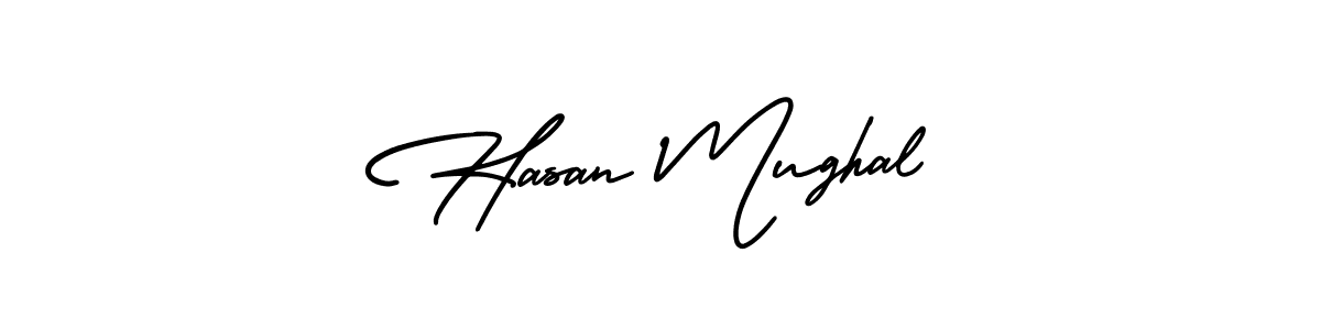 This is the best signature style for the Hasan Mughal name. Also you like these signature font (AmerikaSignatureDemo-Regular). Mix name signature. Hasan Mughal signature style 3 images and pictures png
