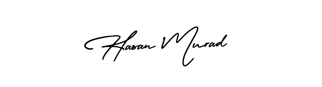 Make a beautiful signature design for name Hasan Murad. With this signature (AmerikaSignatureDemo-Regular) style, you can create a handwritten signature for free. Hasan Murad signature style 3 images and pictures png