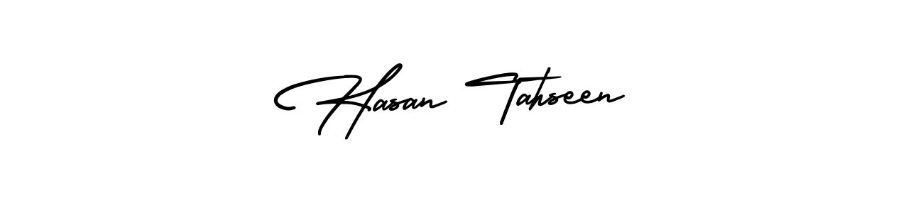 Make a beautiful signature design for name Hasan Tahseen. Use this online signature maker to create a handwritten signature for free. Hasan Tahseen signature style 3 images and pictures png