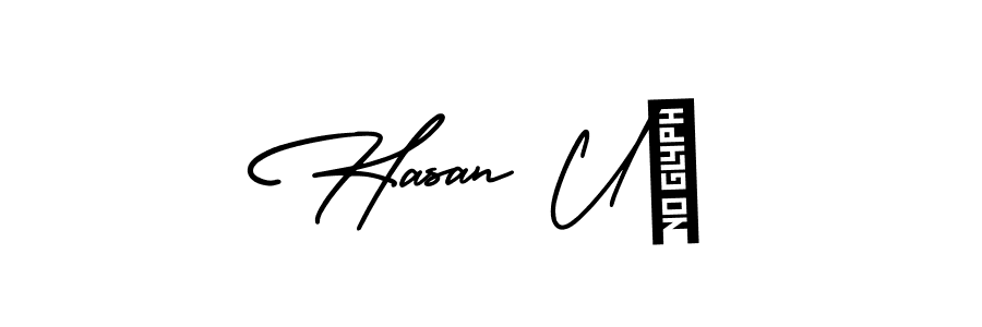 Also You can easily find your signature by using the search form. We will create Hasan Uğ name handwritten signature images for you free of cost using AmerikaSignatureDemo-Regular sign style. Hasan Uğ signature style 3 images and pictures png