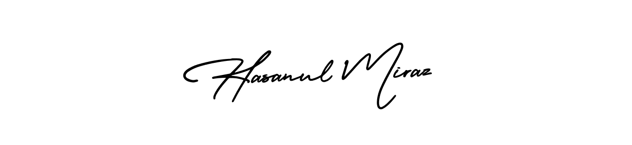 Use a signature maker to create a handwritten signature online. With this signature software, you can design (AmerikaSignatureDemo-Regular) your own signature for name Hasanul Miraz. Hasanul Miraz signature style 3 images and pictures png