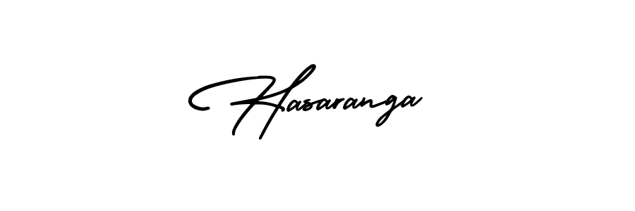 It looks lik you need a new signature style for name Hasaranga. Design unique handwritten (AmerikaSignatureDemo-Regular) signature with our free signature maker in just a few clicks. Hasaranga signature style 3 images and pictures png
