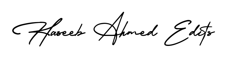 It looks like you need a new signature style for name Haseeb Ahmed Edits. Design unique handwritten (AmerikaSignatureDemo-Regular) signature with our free signature maker in just a few clicks. Haseeb Ahmed Edits signature style 3 images and pictures png