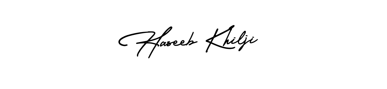 Here are the top 10 professional signature styles for the name Haseeb Khilji. These are the best autograph styles you can use for your name. Haseeb Khilji signature style 3 images and pictures png