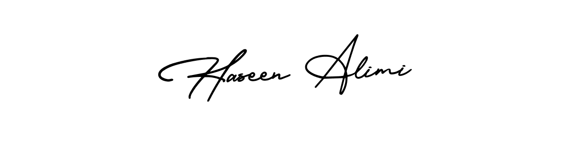 Also You can easily find your signature by using the search form. We will create Haseen Alimi name handwritten signature images for you free of cost using AmerikaSignatureDemo-Regular sign style. Haseen Alimi signature style 3 images and pictures png