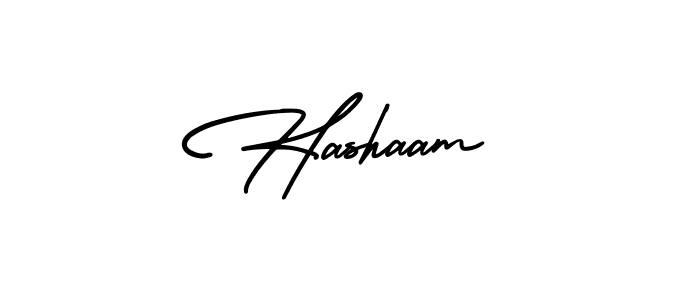 How to Draw Hashaam signature style? AmerikaSignatureDemo-Regular is a latest design signature styles for name Hashaam. Hashaam signature style 3 images and pictures png