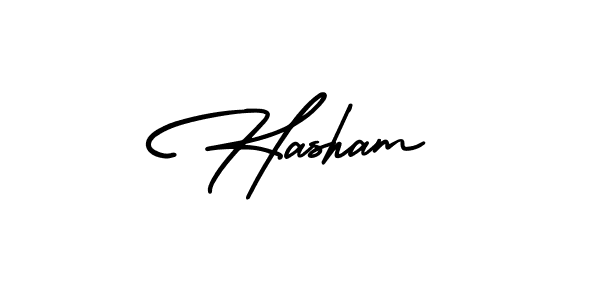 Make a beautiful signature design for name Hasham. Use this online signature maker to create a handwritten signature for free. Hasham signature style 3 images and pictures png