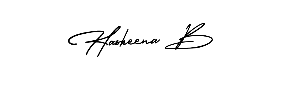 Similarly AmerikaSignatureDemo-Regular is the best handwritten signature design. Signature creator online .You can use it as an online autograph creator for name Hasheena B. Hasheena B signature style 3 images and pictures png