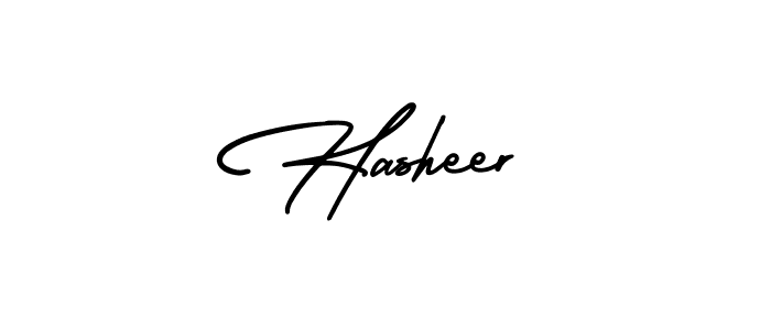 It looks lik you need a new signature style for name Hasheer. Design unique handwritten (AmerikaSignatureDemo-Regular) signature with our free signature maker in just a few clicks. Hasheer signature style 3 images and pictures png