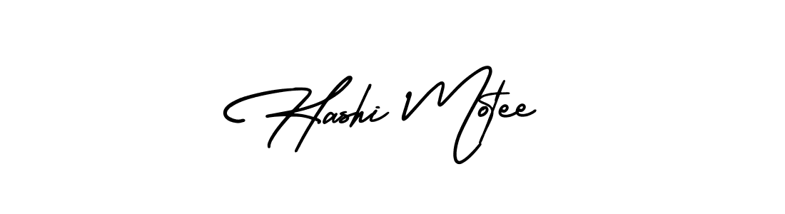 How to make Hashi Motee signature? AmerikaSignatureDemo-Regular is a professional autograph style. Create handwritten signature for Hashi Motee name. Hashi Motee signature style 3 images and pictures png