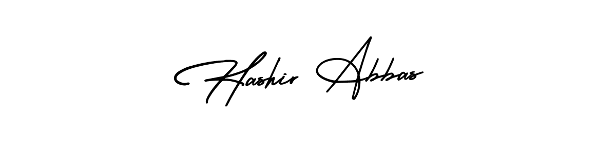 Create a beautiful signature design for name Hashir Abbas. With this signature (AmerikaSignatureDemo-Regular) fonts, you can make a handwritten signature for free. Hashir Abbas signature style 3 images and pictures png