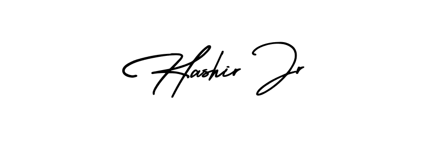 Also we have Hashir Jr name is the best signature style. Create professional handwritten signature collection using AmerikaSignatureDemo-Regular autograph style. Hashir Jr signature style 3 images and pictures png