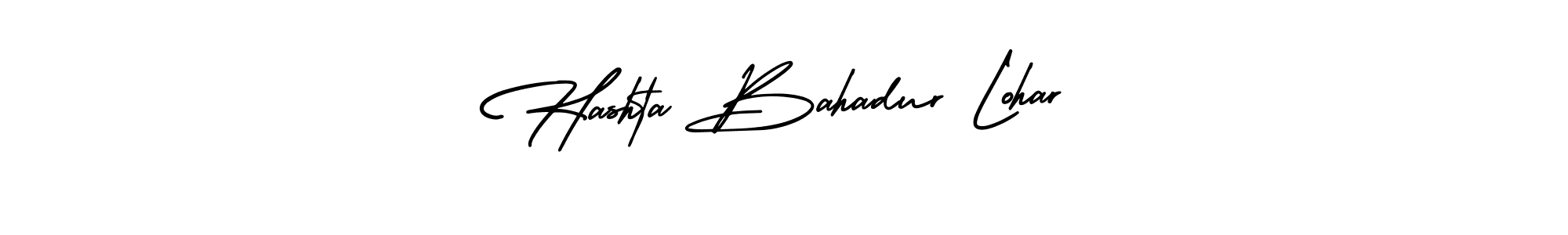 if you are searching for the best signature style for your name Hashta Bahadur Lohar. so please give up your signature search. here we have designed multiple signature styles  using AmerikaSignatureDemo-Regular. Hashta Bahadur Lohar signature style 3 images and pictures png