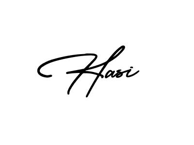 The best way (AmerikaSignatureDemo-Regular) to make a short signature is to pick only two or three words in your name. The name Hasi include a total of six letters. For converting this name. Hasi signature style 3 images and pictures png