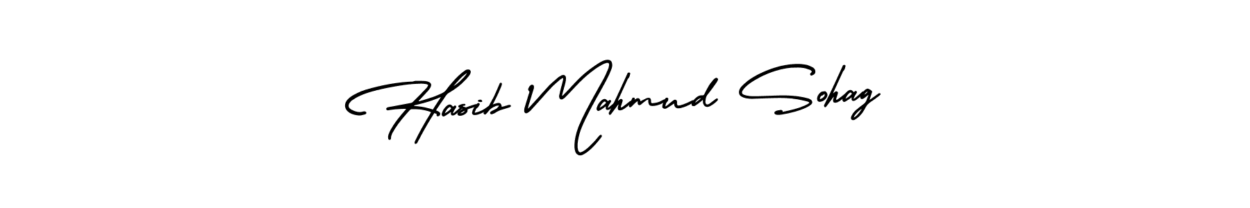 if you are searching for the best signature style for your name Hasib Mahmud Sohag. so please give up your signature search. here we have designed multiple signature styles  using AmerikaSignatureDemo-Regular. Hasib Mahmud Sohag signature style 3 images and pictures png