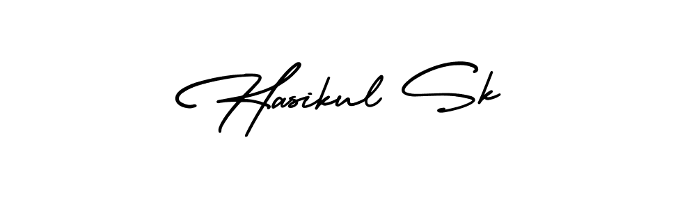 Also You can easily find your signature by using the search form. We will create Hasikul Sk name handwritten signature images for you free of cost using AmerikaSignatureDemo-Regular sign style. Hasikul Sk signature style 3 images and pictures png