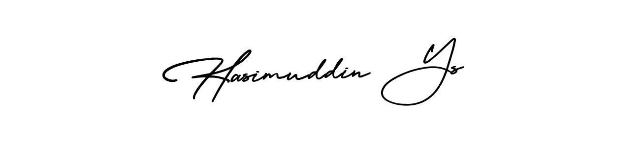Create a beautiful signature design for name Hasimuddin Ys. With this signature (AmerikaSignatureDemo-Regular) fonts, you can make a handwritten signature for free. Hasimuddin Ys signature style 3 images and pictures png