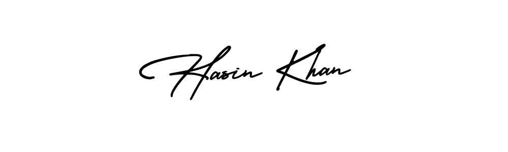 if you are searching for the best signature style for your name Hasin Khan. so please give up your signature search. here we have designed multiple signature styles  using AmerikaSignatureDemo-Regular. Hasin Khan signature style 3 images and pictures png