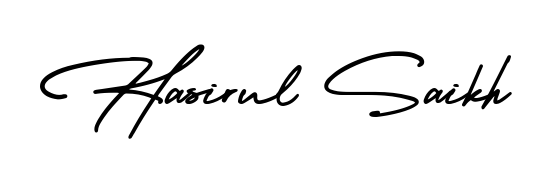 Explore multiple handwriting variations for Hasirul Saikh including this stunning AmerikaSignatureDemo-Regular design. Free to use across all platforms. Hasirul Saikh signature style 3 images and pictures png