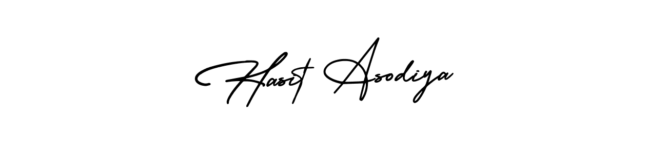 Best and Professional Signature Style for Hasit Asodiya. AmerikaSignatureDemo-Regular Best Signature Style Collection. Hasit Asodiya signature style 3 images and pictures png