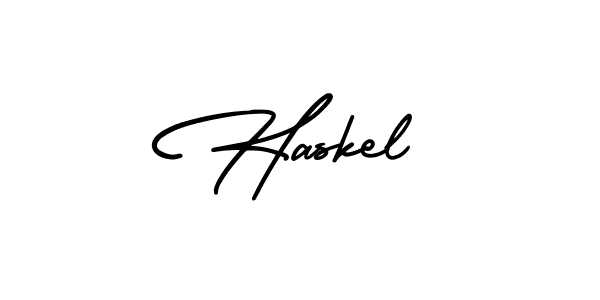 Best and Professional Signature Style for Haskel. AmerikaSignatureDemo-Regular Best Signature Style Collection. Haskel signature style 3 images and pictures png