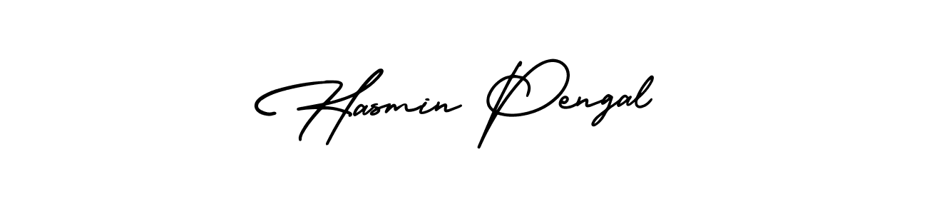 Create a beautiful signature design for name Hasmin Pengal. With this signature (AmerikaSignatureDemo-Regular) fonts, you can make a handwritten signature for free. Hasmin Pengal signature style 3 images and pictures png